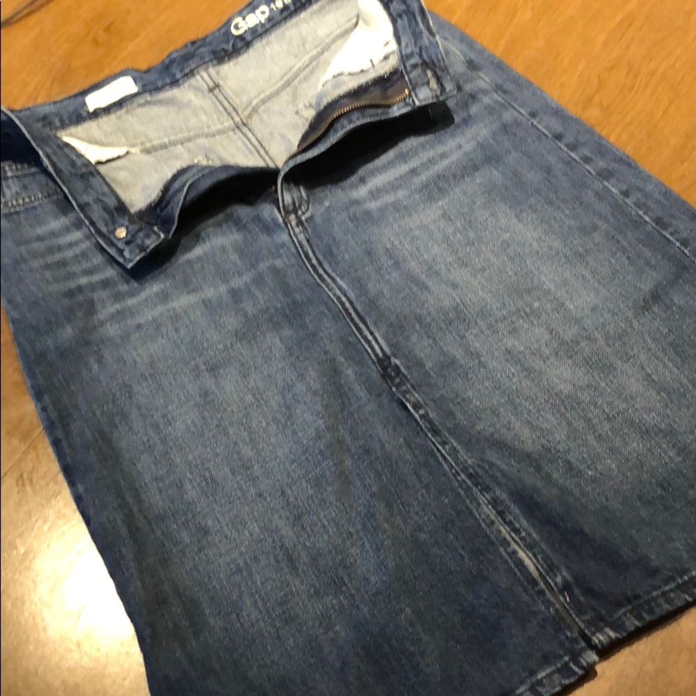 Midi Soft Jean Skirt